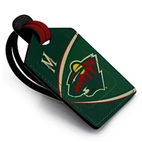 Minnesota Wild - Coffret cadeau trois pièces en cuir avec étiquette personnalisée