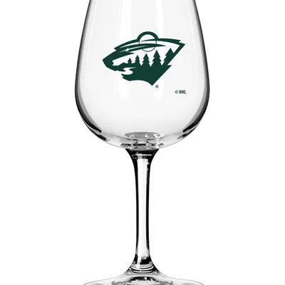 Minnesota Wild Logo 12oz. Stemmed Wine Glass