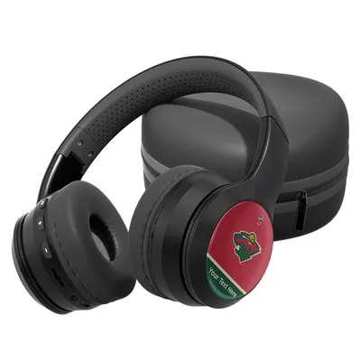 Minnesota Wild Personalized Wireless Bluetooth Headphones & Case