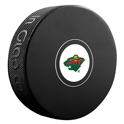 Minnesota Wild Unsigned InGlasCo Autograph Model Hockey Puck