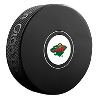 Minnesota Wild Unsigned InGlasCo Autograph Model Hockey Puck