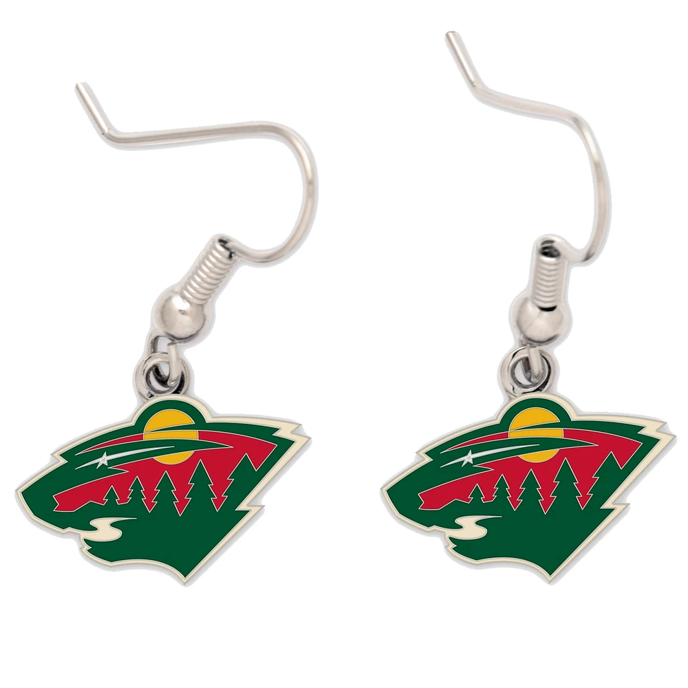 Minnesota Wild WinCraft Primary Dangle Earrings
