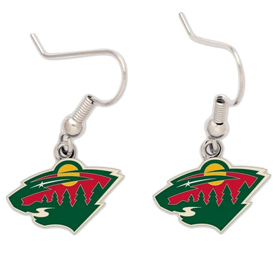 Minnesota Wild WinCraft Primary Dangle Earrings