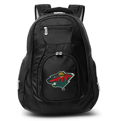 Minnesota Wild MOJO 19'' Laptop Travel Backpack - Black