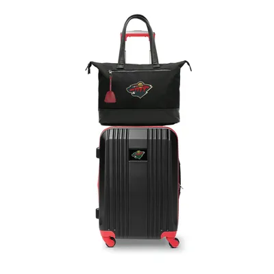 Minnesota Wild MOJO Premium Laptop Tote Bag and Luggage Set
