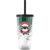 Gobelet classique Tervis Minnesota Wild de 24 oz avec couvercle à paille