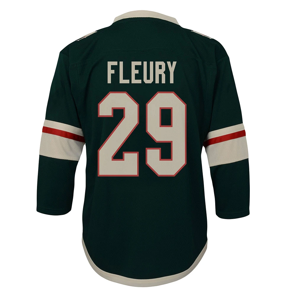 Tout-petit Marc-André Fleury Green Minnesota Wild Home Replica Player Jersey