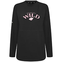 Sweat-shirt à col roulé Beaudry pour la fête des mères du Minnesota Wild femme de Levelwear, noir
