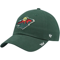 Casquette réglable '47 Green Minnesota Wild Miata Clean Up pour femme