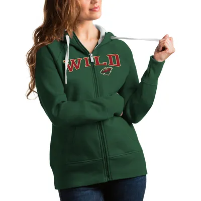 Green Bay Packers Antigua Victory Full-Zip Hoodie - Gold