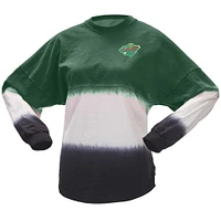 Women's Fanatics Green/Black Minnesota Wild Ombre Long Sleeve T-Shirt