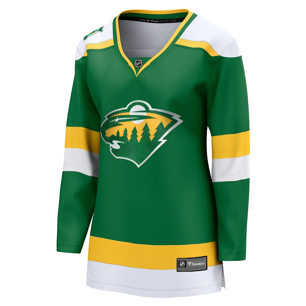 Maillot Fanatics vert Minnesota Wild Alternate Premier Breakaway pour femmes