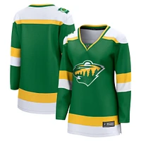 Women's Fanatics  Green Minnesota Wild Alternate Premier Breakaway Jersey