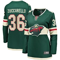 Women's Fanatics Mats Zuccarello Green Minnesota Wild Breakaway Player Jersey