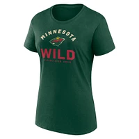 T-shirt à manches courtes en coton pour femme Wild 0565 NHL Fanatics SU25 avec logo athlétique TEELADRIB 03TD-0565-2AP-TPQ #8