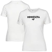 T-shirt capsule Maddox City blanc Minnesota Wild pour femme Levelwear