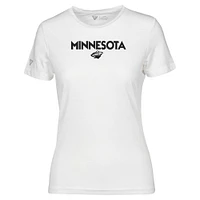 T-shirt capsule Maddox City blanc Minnesota Wild pour femme Levelwear