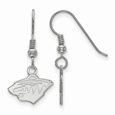 Minnesota Wild Women's Sterling Silver XS Dangle Earrings