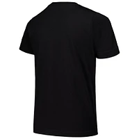 T-shirt noir avec logo principal du Minnesota Wild pour jeunes