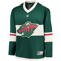 Youth Fanatics Green Minnesota Wild Home Replica Blank Jersey