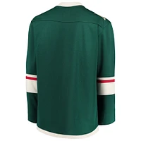 Maillot vierge de réplique pour jeunes fanatiques du Minnesota Wild Home, vert