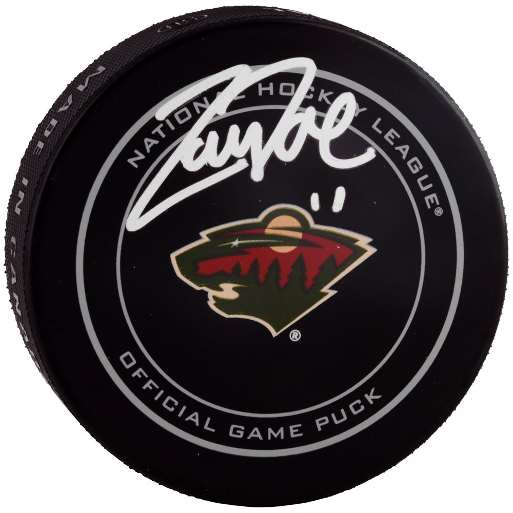 Zach Parise Minnesota Wild Autographed Official Game Puck - Steiner Sports