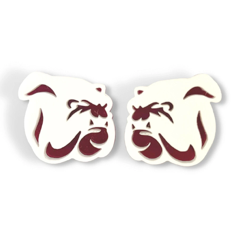 Brianna Cannon Mississippi State Bulldogs Stud Logo Earrings