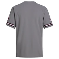 Maillot de baseball réplique gris Mississippi State Bulldogs pour homme adidas