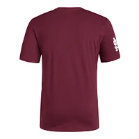 Men's adidas  Maroon Mississippi State Bulldogs Fresh Wordmark T-Shirt