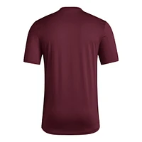 Men's adidas  Maroon Mississippi State Bulldogs Locker Local Impression AEROREADY T-Shirt