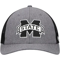 Casquette réglable de camionneur en carbone '47 Charcoal Mississippi State Bulldogs pour hommes