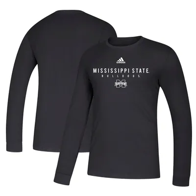 Mississippi State Bulldogs adidas Amplifier Long Sleeve T-Shirt - Black