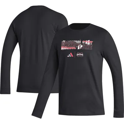 T-shirt à manches longues adidas Mississippi State Bulldogs Honoring Black Excellence pour homme