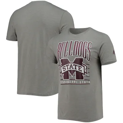 Mississippi State Bulldogs adidas Tri-Blend T-Shirt - Gray