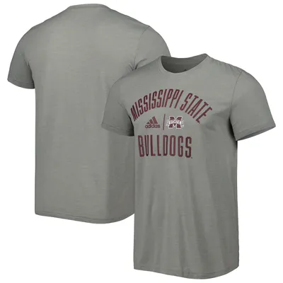 Louisville Cardinals adidas Basics Heritage Tri-Blend T-Shirt - Gray