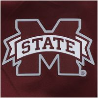 Men's adidas Maroon Mississippi State Bulldogs 2021 Sideline AEROREADY Quarter-Zip Jacket