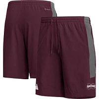 Men's adidas Maroon Mississippi State Bulldogs AEROREADY Shorts