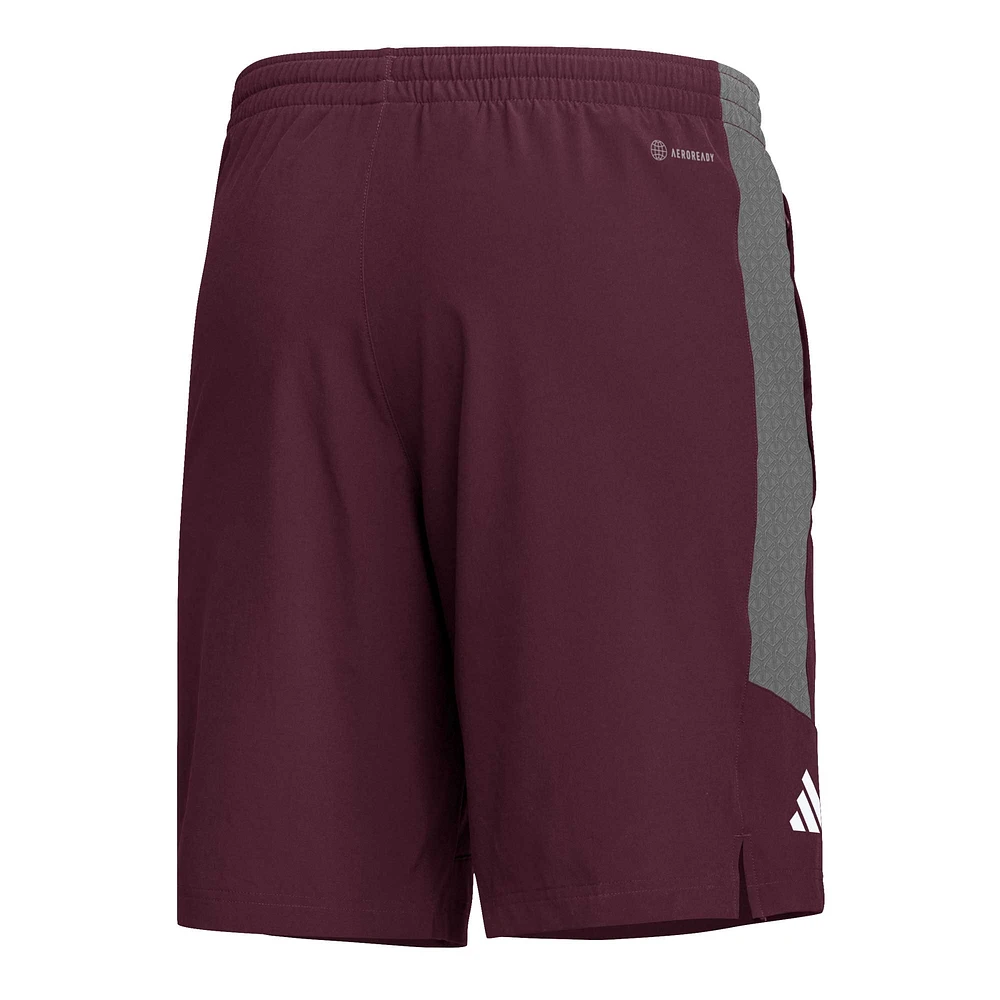 Men's adidas Maroon Mississippi State Bulldogs AEROREADY Shorts