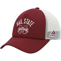 Casquette adidas Mississippi State Bulldogs Dowsing & Bell Trucker Snapback pour homme