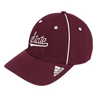 Men's adidas Maroon Mississippi State Bulldogs Locker Room Athlete Pack Slouch Adjustable Hat