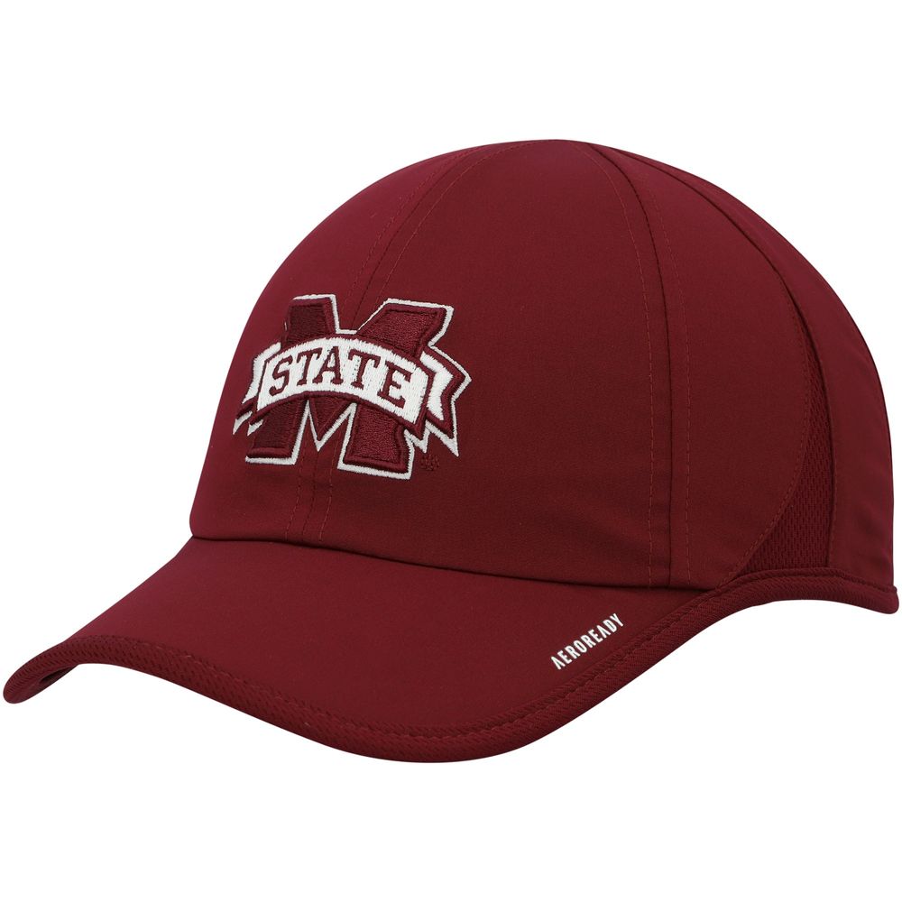 Men's adidas Maroon Mississippi State Bulldogs Superlite AEROREADY Adjustable Hat