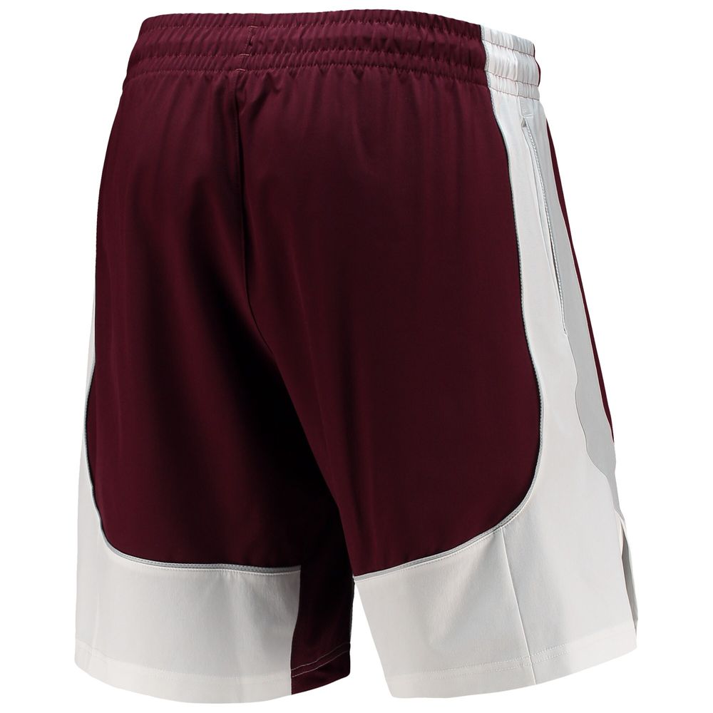 Men's adidas Maroon Mississippi State Bulldogs Swingman Basketball AEROREADY Shorts