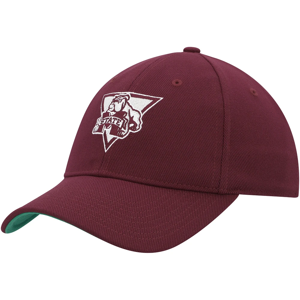 Casquette souple adidas Mississippi State Bulldogs Vault Flex pour homme