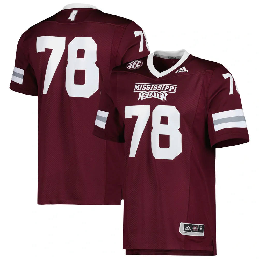 Youth #78 Maroon Mississippi State Bulldogs Football Jersey