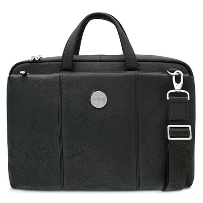 Mississippi State Bulldogs Leather Briefcase - Black