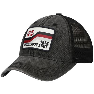 Men's Black Mississippi State Bulldogs Sun & Bars Dashboard Trucker Snapback Hat