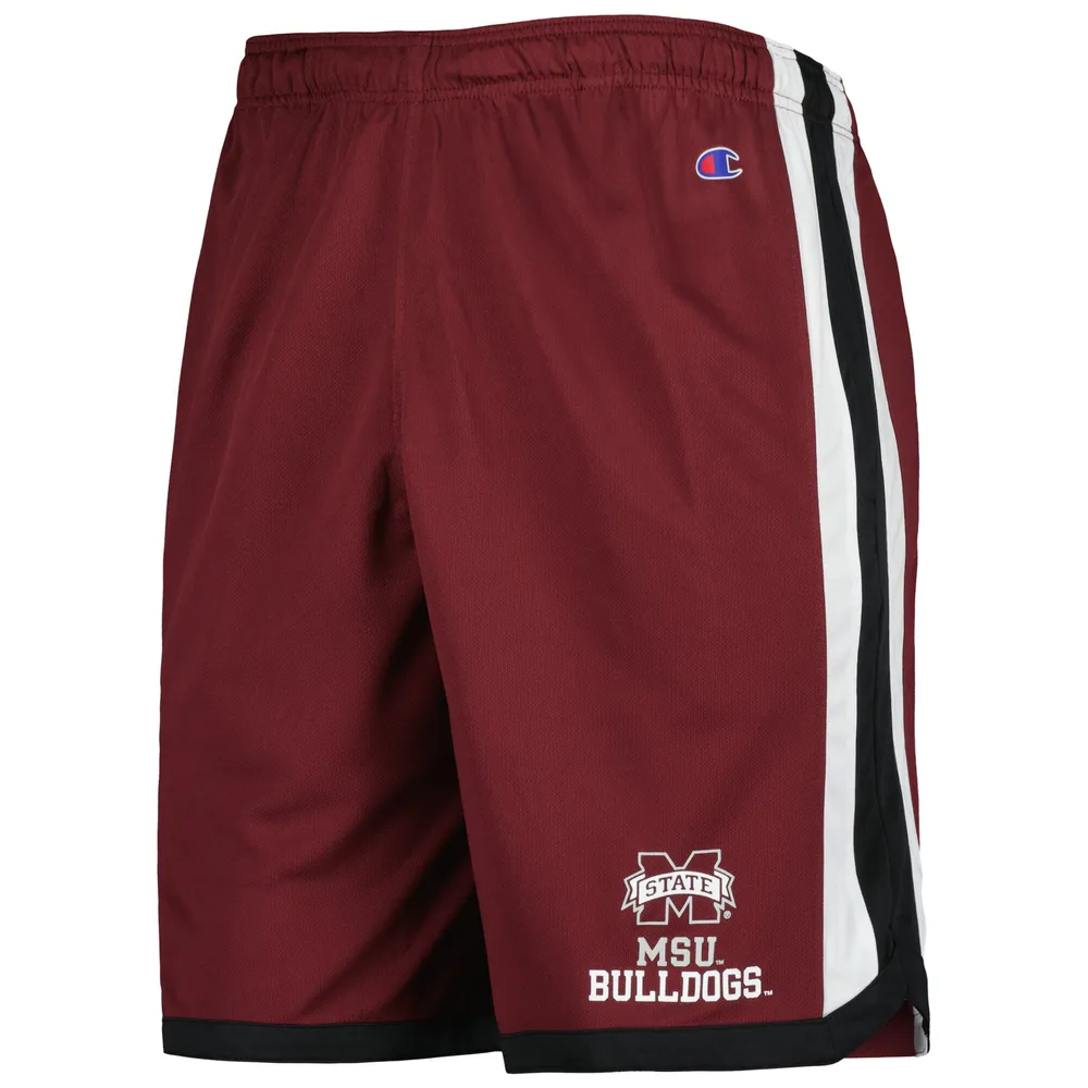 Short de basket Champion Mississippi State Bulldogs marron pour homme