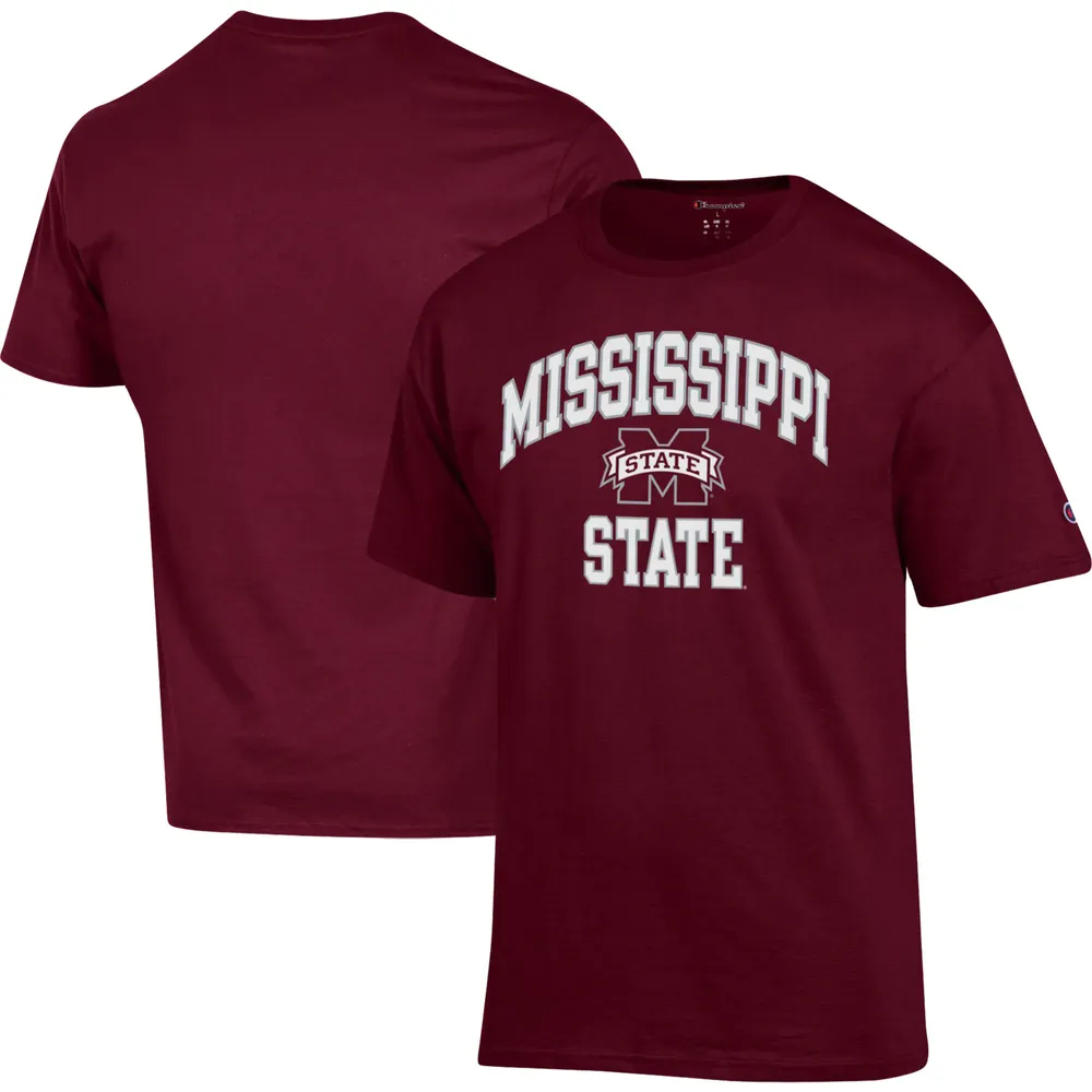 Men's Champion Maroon Mississippi State Bulldogs High Motor T-Shirt