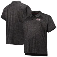 Colosseum Noir Mississippi State Bulldogs Big & Tall Down Swing Polo pour homme