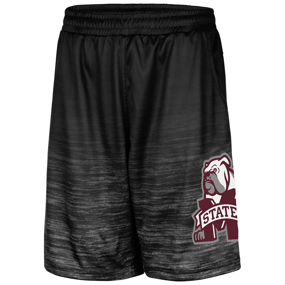 Men's Colosseum Black Mississippi State Bulldogs Broski Shorts